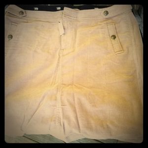 Talbots khaki corduroy skirt sz 16